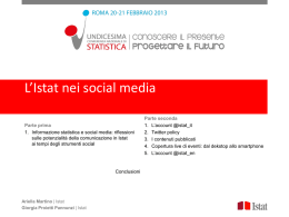 - Undicesima Conferenza Nazionale di Statistica