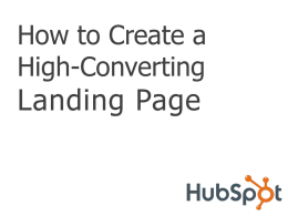 Landing Pages analytics - ThinkUbble Digital Marketing