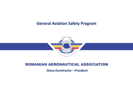Diana Dumitrache General Aviation Program 2014