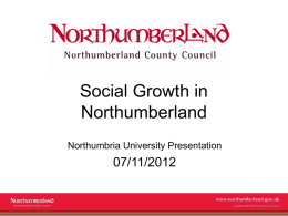 Kristen Francis, Northumberland Council (PowerPoint, 272Kb)