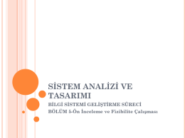 Sistem analizi ve tasarımı-5