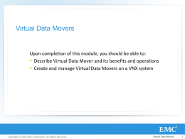 Virtual Data Mover