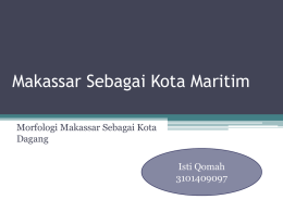 free ppt Makassar sebagai kota dagang