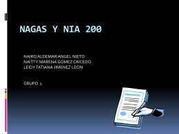 NAGGAS Y NIA 200 - NIAs-ISAs