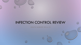 Infection control review