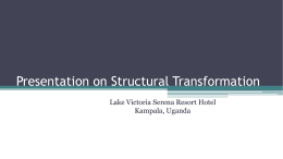Presentation on Structural Transformation