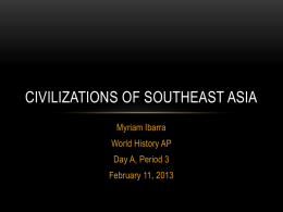 Civilizations of Southeast Asia