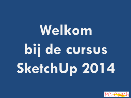 Cursus sketchup 2014-les 3 - PC