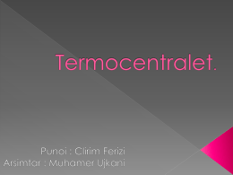 Termocentralet. - Kjo web faqe është e dizajnuar nga Muhamer Ujkani