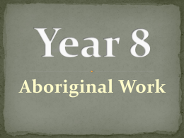 Aboriginal Work Year 8 Nehah Mukhtar