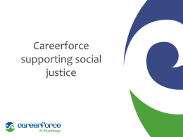 Careerforce - Social Justice in Communities conference