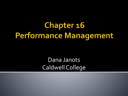 Chap 16 Performance Management
