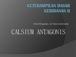 calsium antagonis