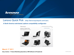 Lenovo Quick Pick At-A