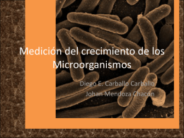 Medición del crecimiento de los Microorganismos