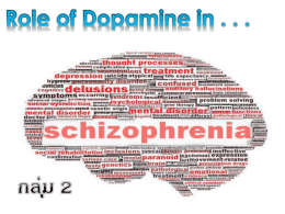 สาเหตุ/ปัจจัยที่ทำให้เกิดโรคSchizophrenia