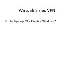siec VPN w Windows 7