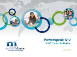 NYC iLearn Powerspeak Training - iLearnNYC Wiki
