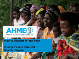Ufuoma Omo-Obi, BlueStar Nigeria