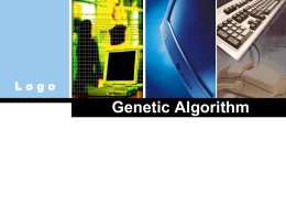 L ogo ขั้นตอนการทำงาน Genetic Algorithm