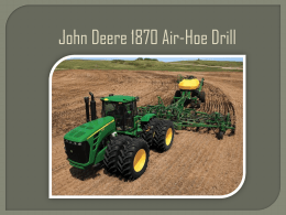 John Deere Conversa Pak air seeder
