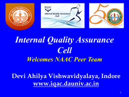 PPT file - Internal Quality Assurance Cell