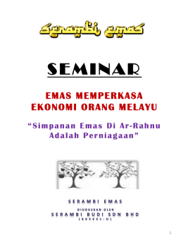 02 seminar on gold to individual member 1 hari