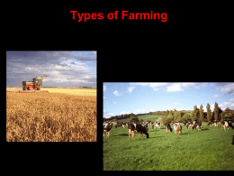 3202 Unit 4-3 Types of Farming