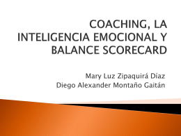 coaching, la inteligencia emocional y balance scorecard