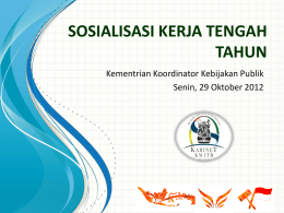 2 Kebijakan Daerah - LPJ Akhir Tahun Kabinet KM ITB 2012-2013