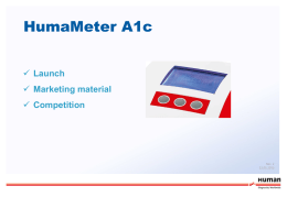 HumaMeter A1c Products