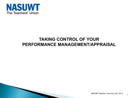 Planning Performance Management
