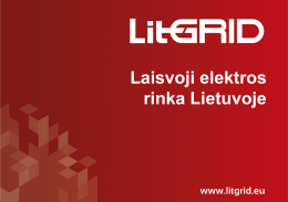 Laisvoji elektros rinka Lietuvoje