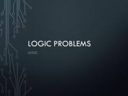 Logic Problems