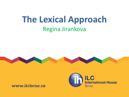 The Lexical Approach 2