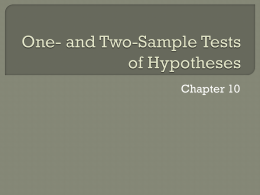 Lecture Notes for sections 10.1