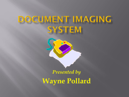 Document Imaging System