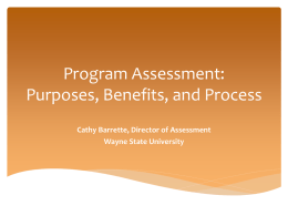 The Program Assessment Cycle