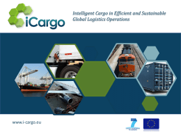 iCargo - Intelligent Cargo in Efficient and Sustainable Global