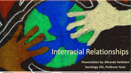 Interracial Relationships - Miranda Verbeten`s e