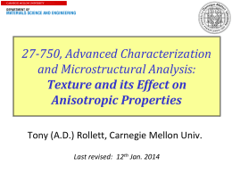 (L1) Introduction - Materials Science and Engineering