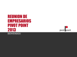 PLANEACION ESTRATEGICA - Pivot Point International, Inc.