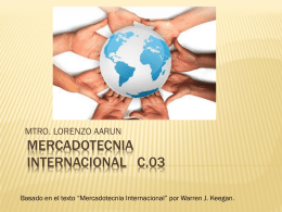 MERCADOTECNIA INTERNACIONAL 03