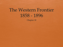 Western Frontier Powerpoint