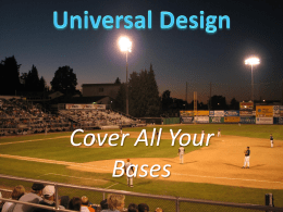 Universal Design - Covering All Your Bases