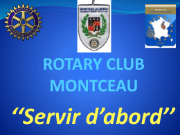 Rotary Club : Montceau