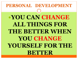 personal development - Moringa Life Drinkers