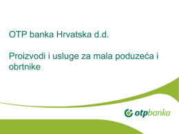 OTP - Hrvatska gospodarska komora