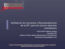 Convenios ratificados por Colombia