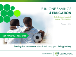 2-in-one savings 4 education - Home | OMBD